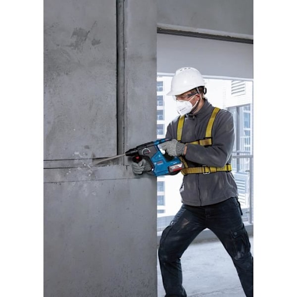 Bosch Professional GBH 18V-24 C SDS-PLUS borrhammare + 2 x 5.0Ah batterier + GAL 1880 laddare - 0611923003