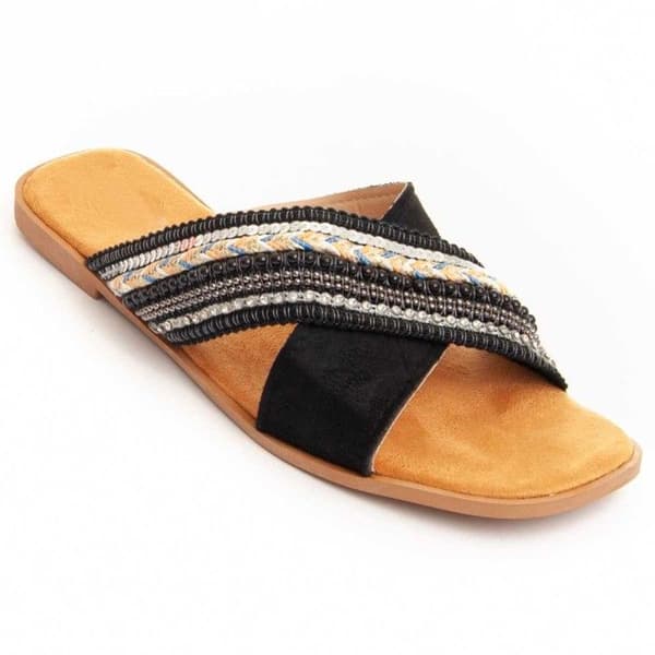 Montevita Sandal Platt Flipp5 Svart SVART 37