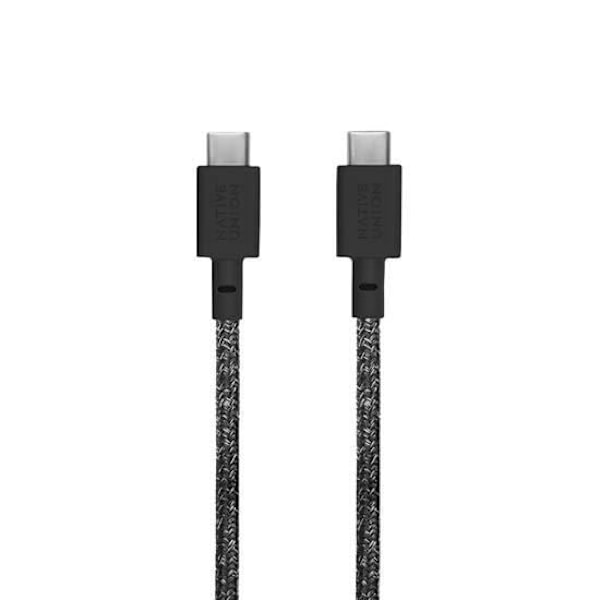 Native Union ECO bälteskabel USB-C till USB-C 1,2 m Svart