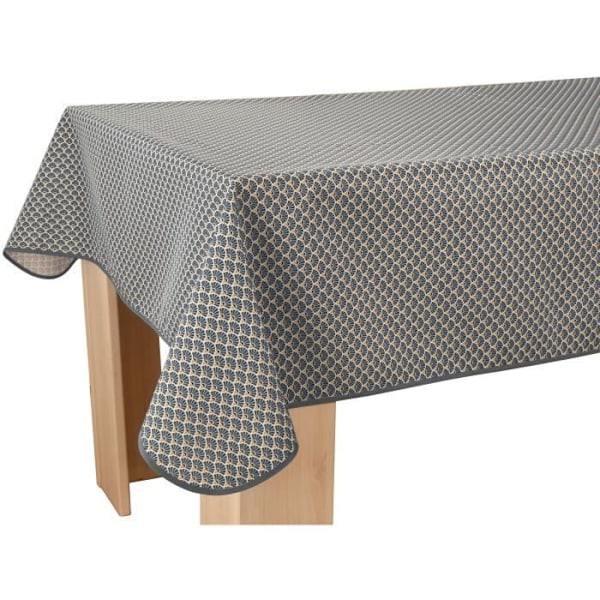Anti-fläckar duk Peacock antracit - rektangel 150 x 200 cm Grå