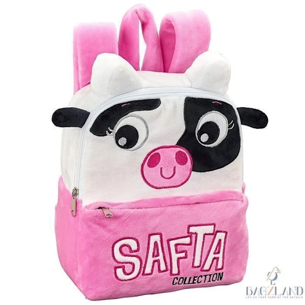 Skolväska - Ko - 22x27x10 cm - Rosa - Barn - Förskola Rosa
