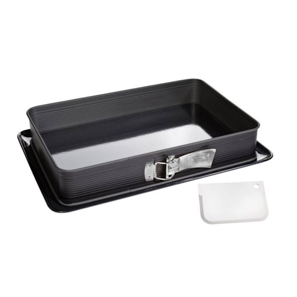 Springform - Zenker - 7022 - Rektangulär - 29 x 42 cm - Metall - Tål maskindisk Svart