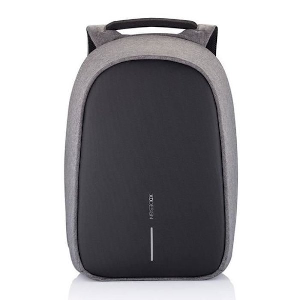 Ansluten ryggsäck - XD Design - Bobby Hero XL - Stöldskydd - RPET - 17 tum - 49 cm - Grå GRÅ