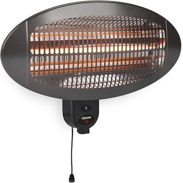 Tristar Uteplats väggvärmare KA-5286 2000 W Quartz Black