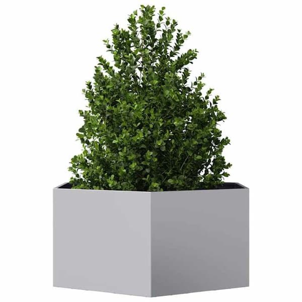 vidaXL Hexagonplanter 104x90x45 cm galvaniserat stål 851134
