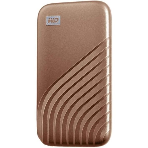 WD My Passport™ - Extern SSD - 500 GB - USB-C - Rose Gold (WDBAGF5000AGD-WESN)