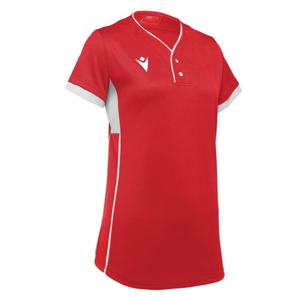 Maillot Macron softball inning röd vit jag