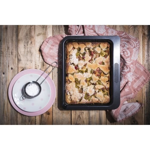 Ugnsform - PYREX - MAGIC - 30x23cm - Non-stick - Stapelbar - Modern design Svart