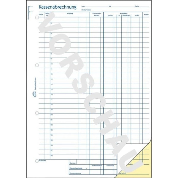 Avery 1768, vit, gul, kartong, A4, 210 x 297 mm, 40 sidor