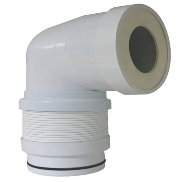 Förlängbart armbågstoalettrör 190 till 390 mm ''Magic Pipe'' D.93/100 - REGIPLAST - ASPCE