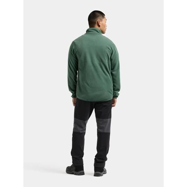 Didriksons Vito zip-up fleece mörk mossa XL