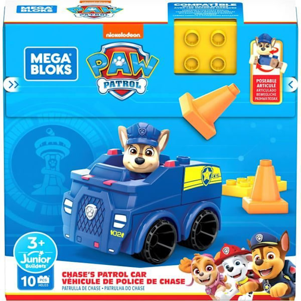 Mega Bloks - Paw Patrol Polisfordon - Byggstenar - Från 3 år