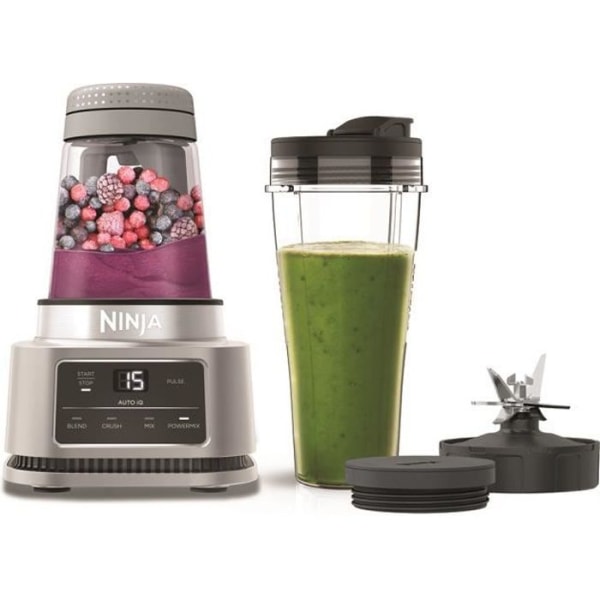 Ninja Foodi Power Nutri CB100EU 2-i-1 blender - NINJA - 1100W Smart Torque Motor - 400 ml skål, 700 ml kopp