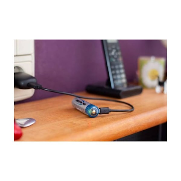 Ansmann 18650-3,4-Micro-USB Special 18650 Li-Ion uppladdningsbart batteri 3,7 V 3400 mAh - 4013674161379