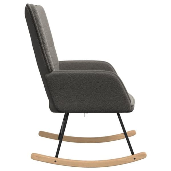 Avkopplande Fåtölj - Mörkgrå - Polyester Tyg - Modern Design - 1 Plats Mörkgrå