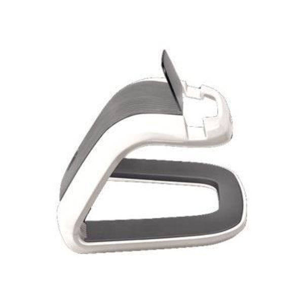 Stöd för surfplatta - Fellowes - i-Spire - Vit/Grå - Upp till 13 mm - Böjd design Vit