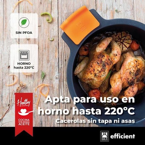 BRA-batteri Contemporain 5 delar - Effektiv Naranja