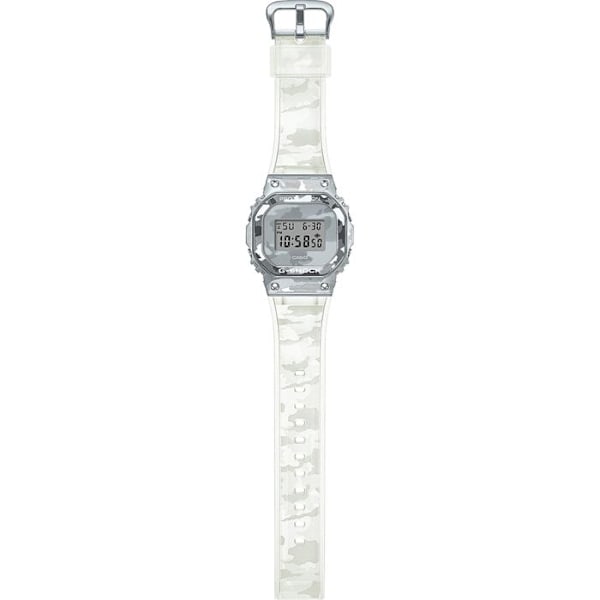 CASIO GM-5600SCM-1ER Digitalklocka för män - Kvarts - Plast - Genomskinlig Genomskinlig