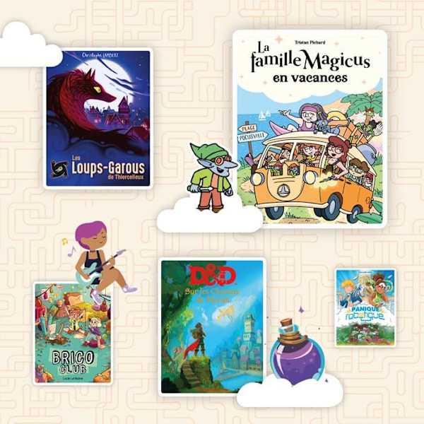 Educational Console - Le brico-club box set - Lunii - Interaktiv ljudbok från 7 år att lyssna på på FLAM