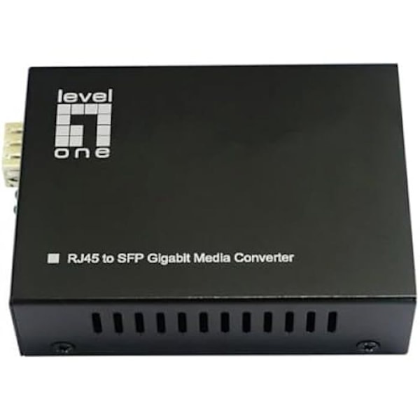 Mediekonverterare - LEVELONE - GVT-2016 - RJ45 till SFP - PoE++ 90W - Gigabit Ethernet