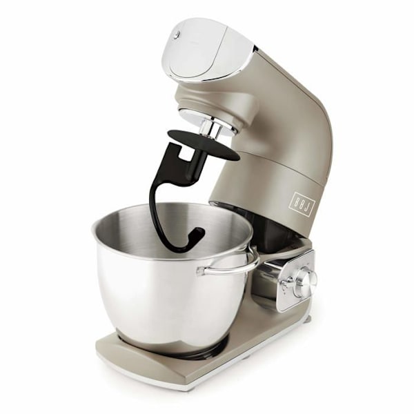 Boj FP-5500M knådande köksrobot med 5,5 liters skål i rostfritt stål Full Metallic 1200 W