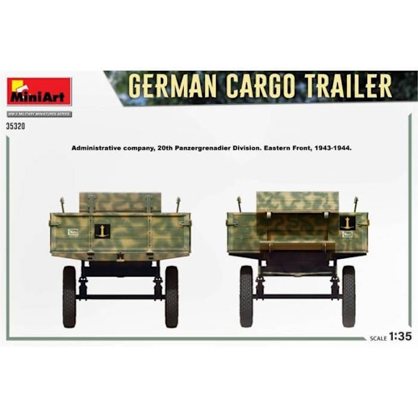 MiniArt - Modell Tysk Lastvagn Miniart 35320 1/35 Modell Stridsvagn Promo - Ref: 12781
