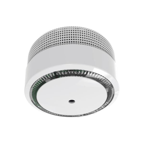 ELRO FS8010 Compact Design Rökdetektor - 10 års batteri - Optisk sensor - Vit Vit