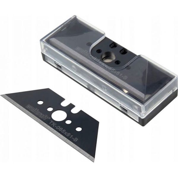 Wolfcraft - WF4206000 - PRO SHARP trapezformade blad 0,65x0,61 mm svarta, (5 st.)