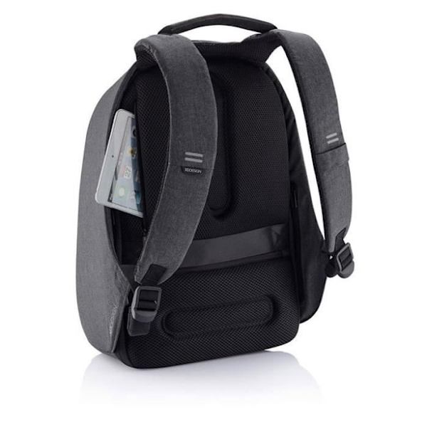 Ansluten ryggsäck - XD Design - Bobby Hero Regular - Svart - Stöldskydd - 15,6 tum Svart