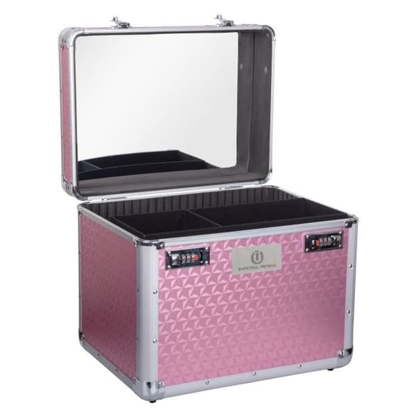 Imperial Riding Shiny grooming box - rosa - TU
