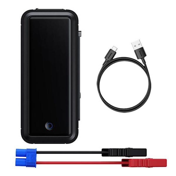 Bilstarter/Extern batteri 3000A - Baseus Super Energy Mega (C00265300821-00) - Grå skymning