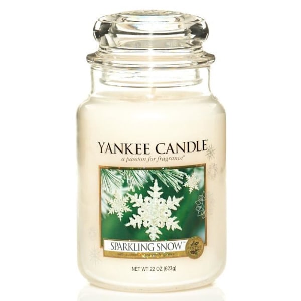 Yankee Candle Stort Glas Gnistrande Snö 1144158E