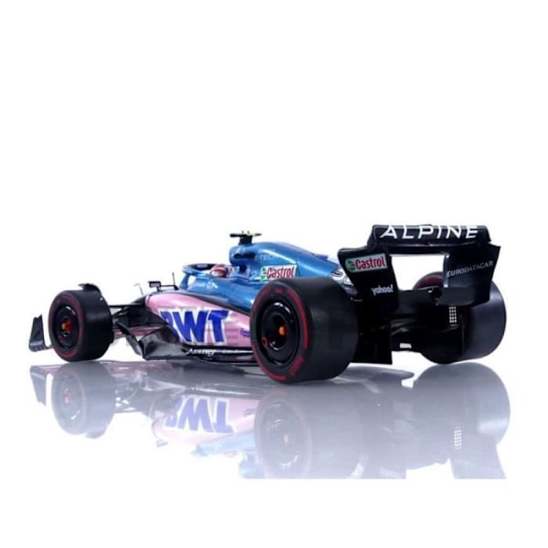 Samlarbil i miniatyr - SOLIDO - ALPINE A522 - Australia GP 2022 - Blå / Rosa - 1/18 Blå/rosa