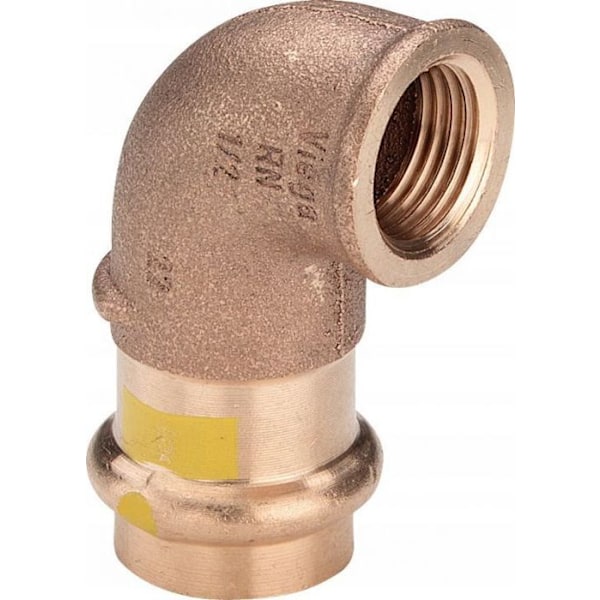 Manchon - koppling - böj Viega - 345822 - BÖJ 90° 15 X 1/2 G