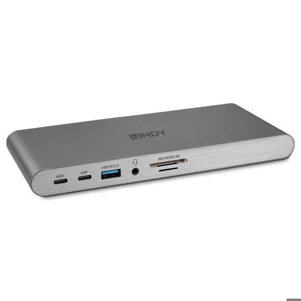 LINDY 43349 USB-C® dockningsstation Lämplig för märken (dockningsstationer för bärbara datorer): universal