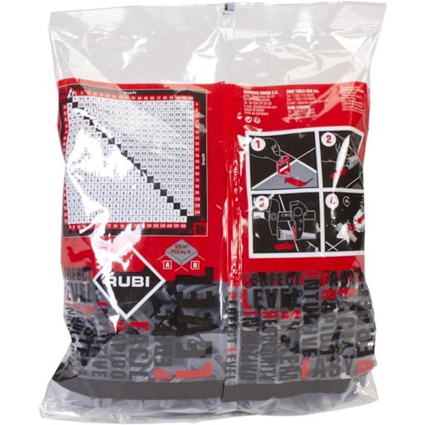 RUBI Delta-baser för 3-12 mm tjocka plattor (1 mm - 200u.)