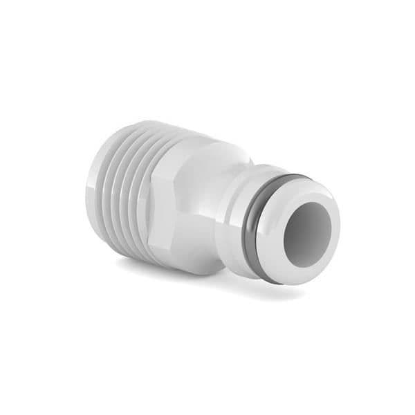 Anslutning - CELLFAST - Ideal Line™ Plus - Utvändig gänga - 1/2'' - Plastisk grå