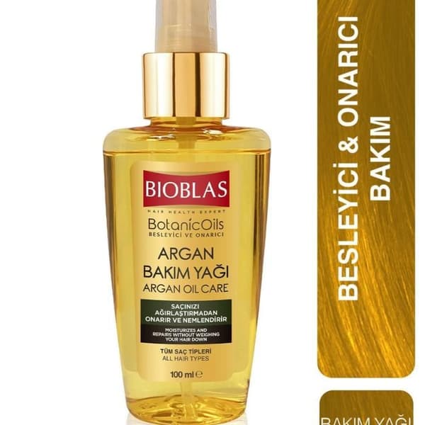 Hårvårdsolja - Bioblas - 100 ml - Arganolja - Närande - Alla hårtyper