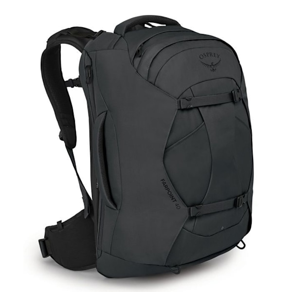 Ryggsäck - Osprey - Farpoint 40 - Mörkgrå - 40L - Ergonomisk och andas mörkgrå