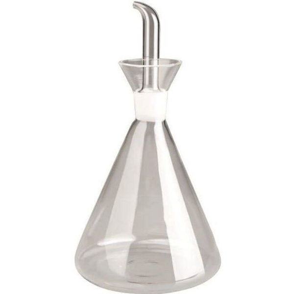 Provrörsglasoljeflaska - IBILI - 250 ml - Hygienisk förvaring - Dropåtervinningssystem Transparent