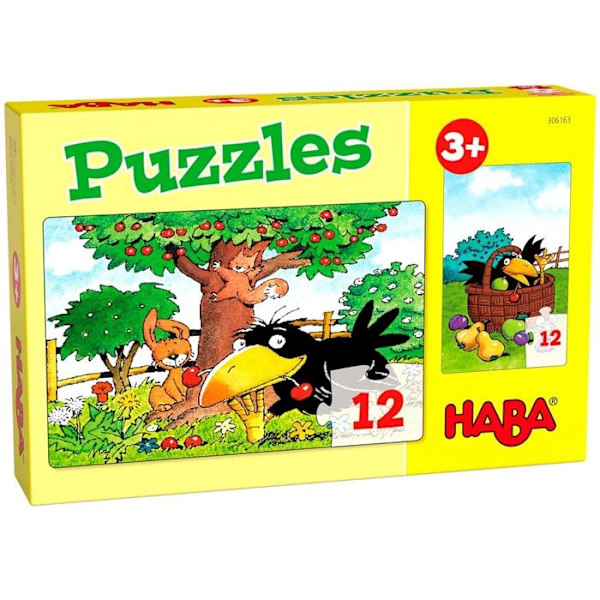 Haba pussel Orchard junior kartong 2 x 24 bitar