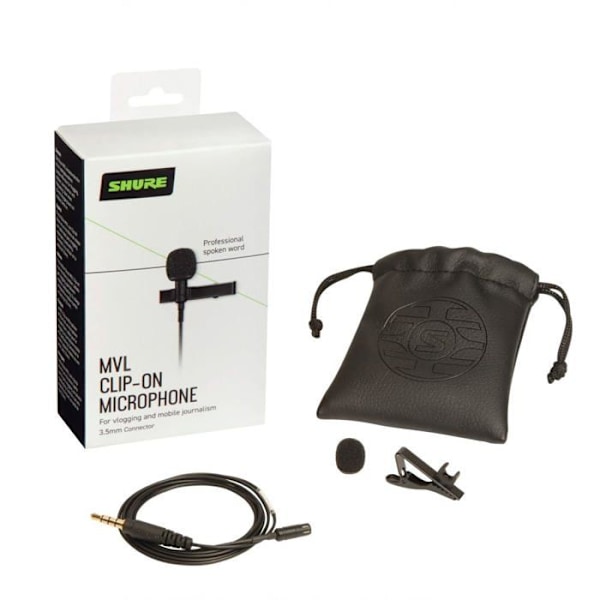 SHURE MVL-3.5MM - Lavalier mikrofon för smartphone