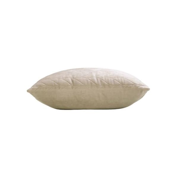 Velourkudde "Daisy" 40x40cm Taupe Mol