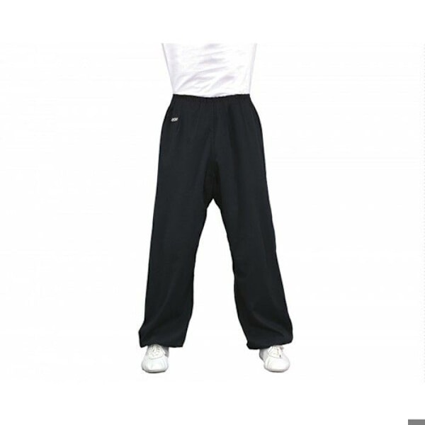 Kung-Fu-byxor - Kwon - Svart - Elastisk - Unisex - Storlek 160-210 cm svart 170 cm