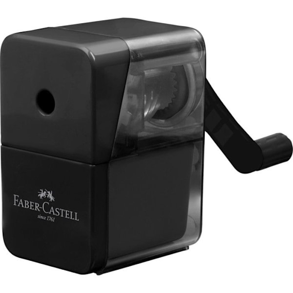 Pennvässare - FABER-CASTELL - Manuell - 1 hål - Svart - För pennor upp till 8,4 mm Svart