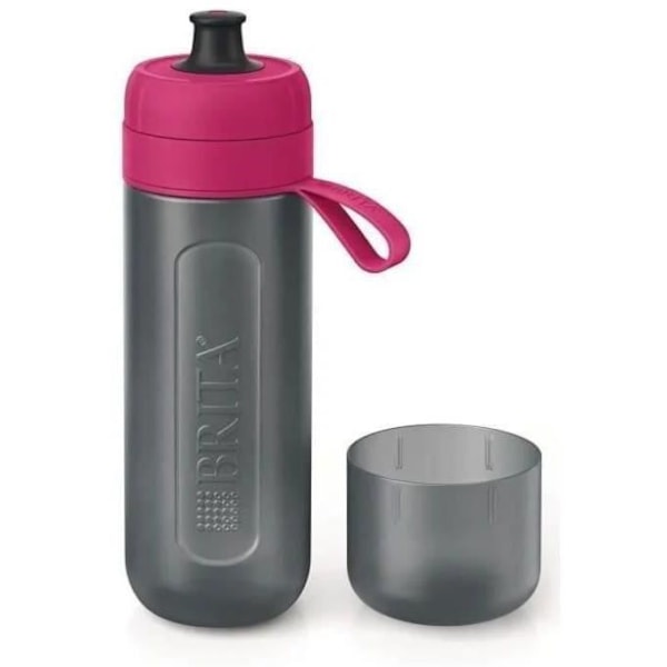 Filterflaska - BRITA - Aktiv - 0,6L - MicroDisc-filter - Rosa färg rosa