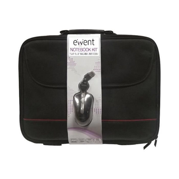 Ewent EW2505 15,6" laptopväska med optisk USB-mus