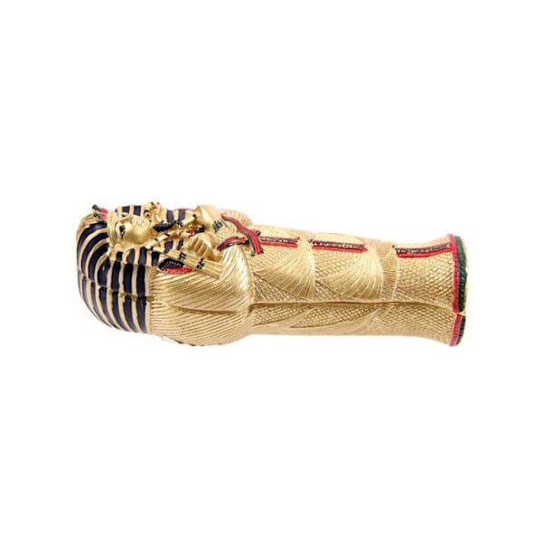 Statyett - Tutankhamon - Sarkofag - Harts - 13 cm - Ljusa färger Ljusa färger trogna representatione