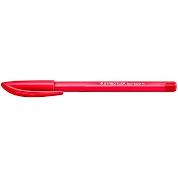 Kulspet - STAEDTLER - Ball 4320 M - Medium spets 1 mm - Flerfärgad - Ergonomisk Flerfärgad