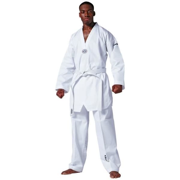 Taekwondo för barn Kimono Kwon Hadan Plus - vit - 110 cm Vit 110 cm